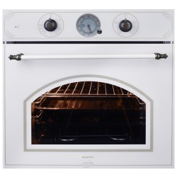 Kumtel Rustik Beyaz Cam Ankastre Fırın