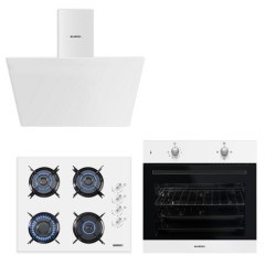 Kumtel Di̇nami̇k Plus Beyaz Ankastre Set