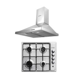 Kumtel Inox Ankastre 2'li Ankastre Set (Ocak-Davlumbaz)