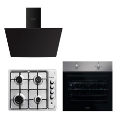 Kumtel Inox - Siyah Ankastre Set