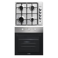 Kumtel Turbo Inox Ankastre 2'li Set (Fırın-Ocak)